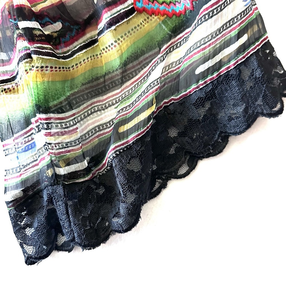 Vintage Collection Dress M‎ Medium Western Embroidered Tribal Lace - Picture 14 of 14